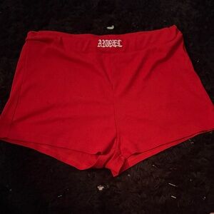 Angel Women's Vibrant Red Athletic Shorts